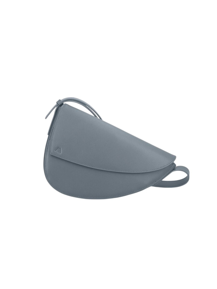 Staalblauw zadeltas soft touch Rebel Kaai