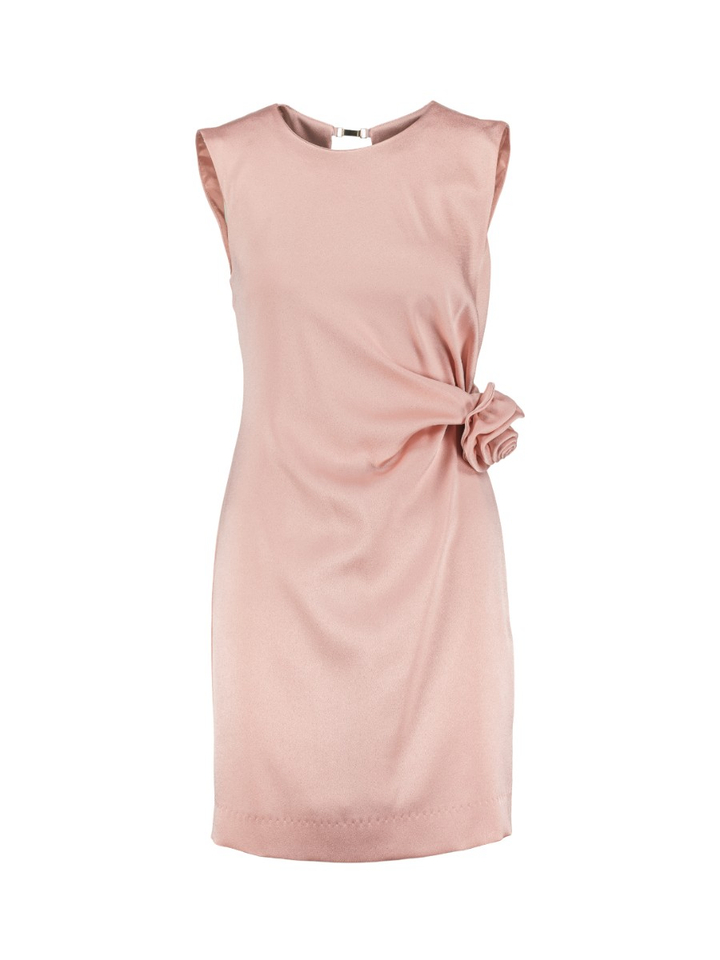 Roze jurk met bloem detail Carena Marella 