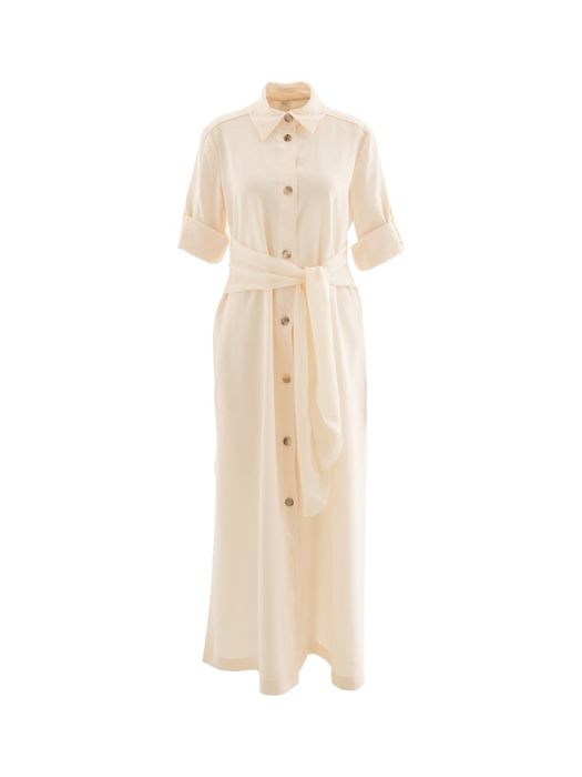 Ecrukleurige jurk Macina Marella