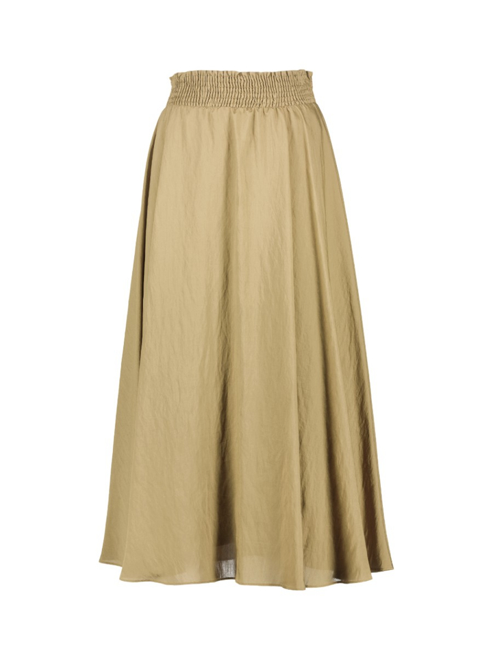 Groene glanzende rok Orario Marella 