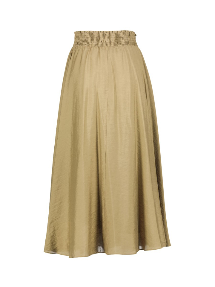 Groene glanzende rok Orario Marella 