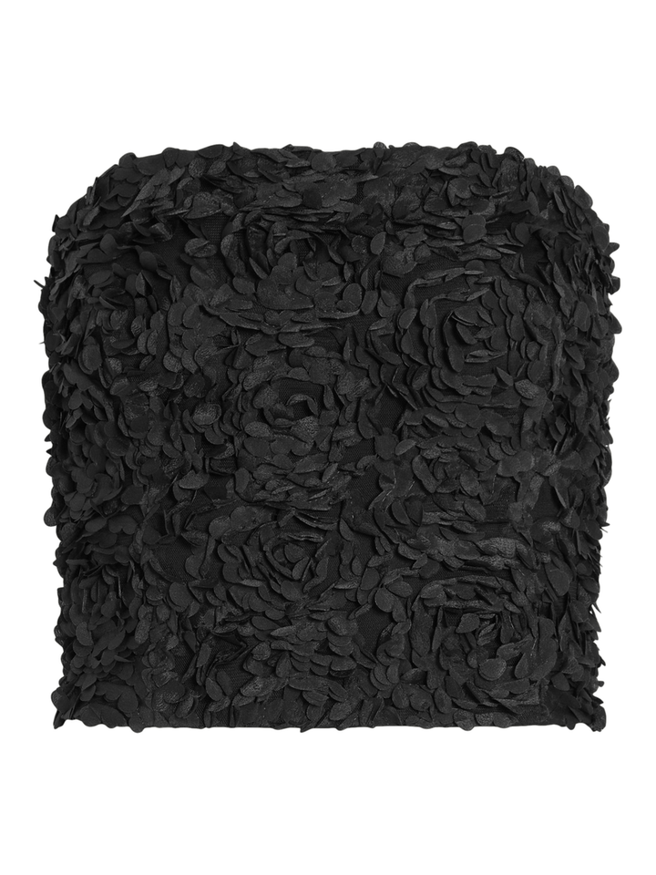 Zwarte ruffle top Virosie Vila