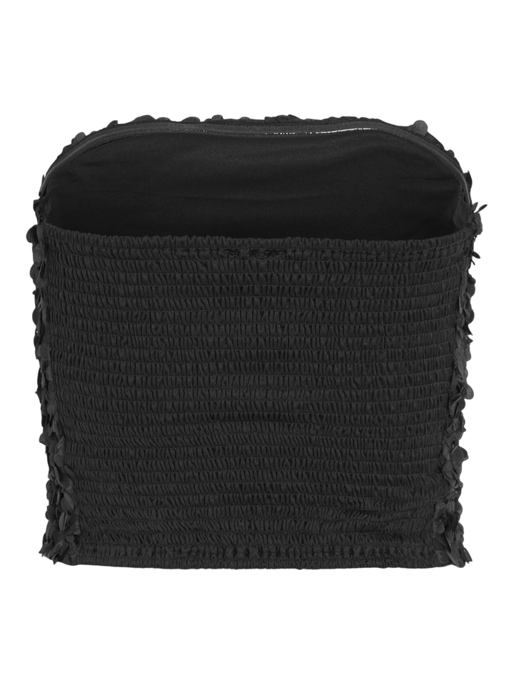 Zwarte ruffle top Virosie Vila