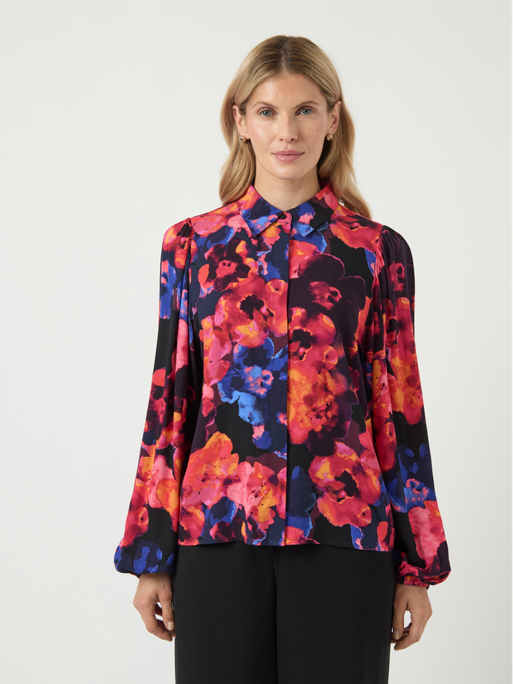 Multicolor blouse in bloemenprint Yasasina Y.A.S