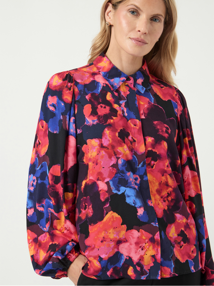 Multicolor blouse in bloemenprint Yasasina Y.A.S