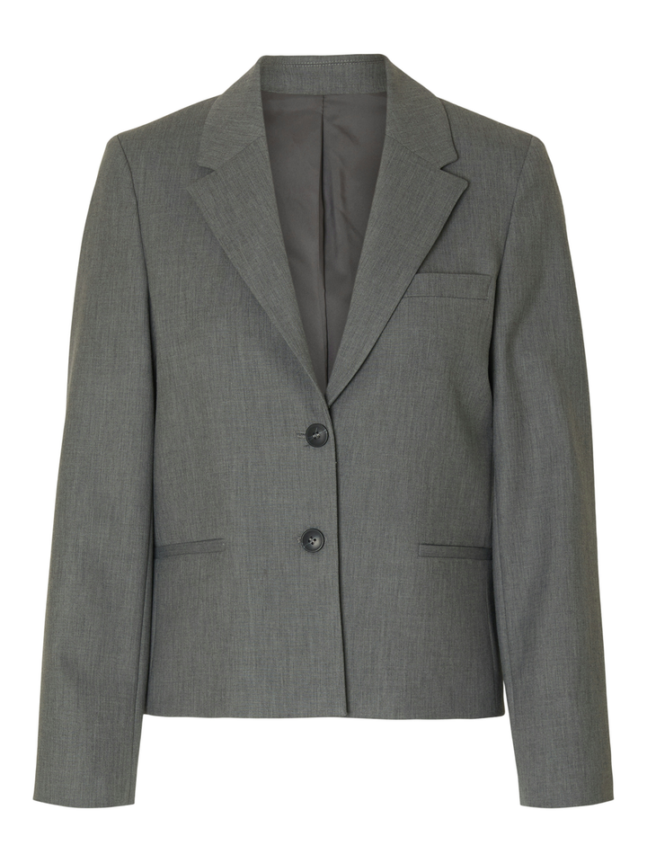 Grijze blazer Lano Selected Femme