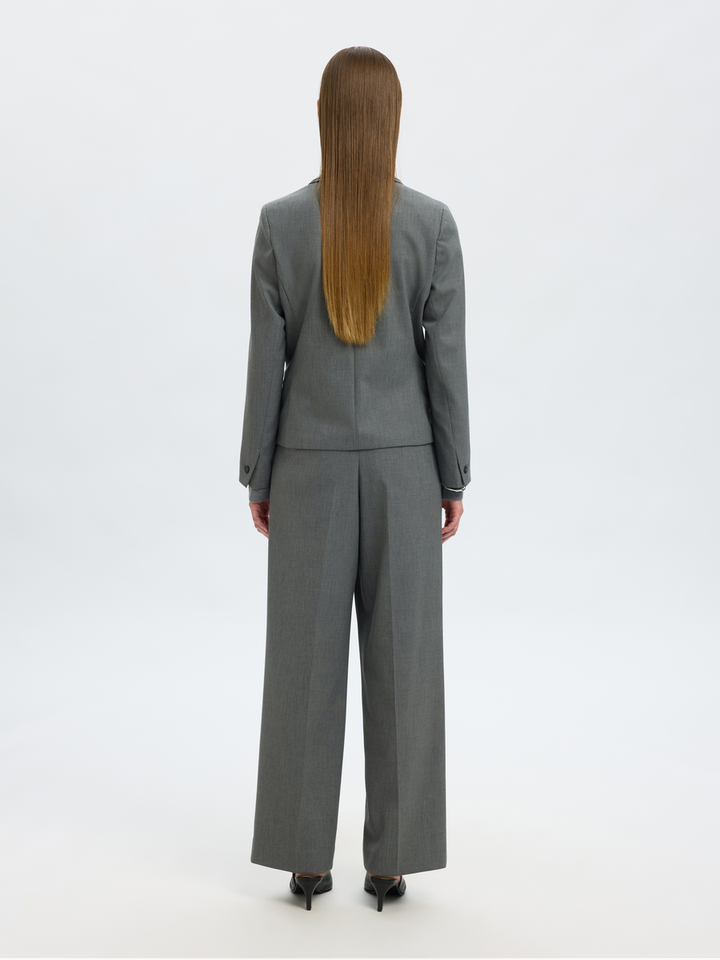 Grijze blazer Lano Selected Femme