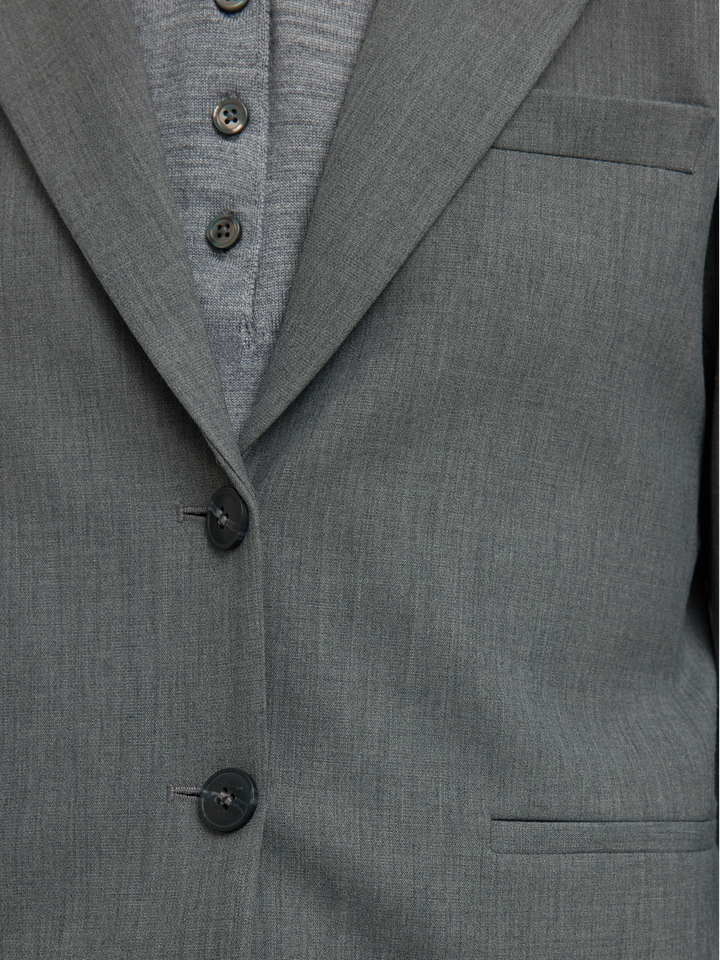 Grijze blazer Lano Selected Femme