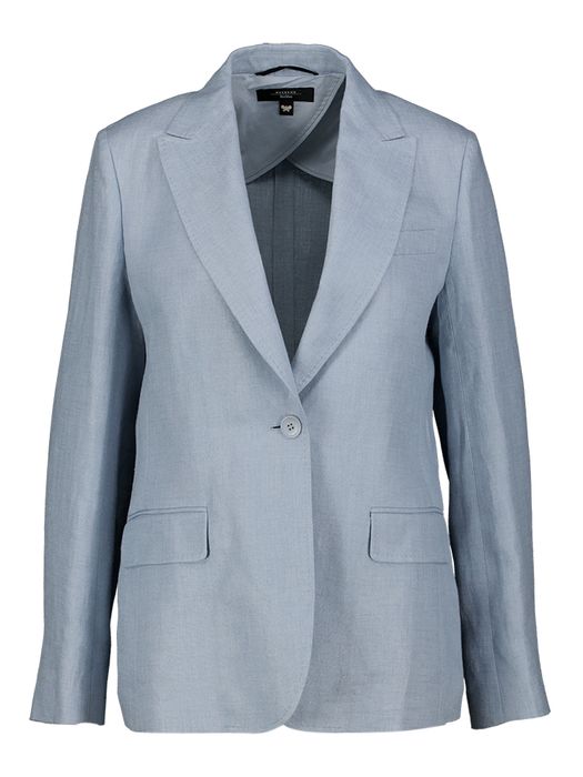 Lichtblauwe geklede blazer Nalut Max Mara