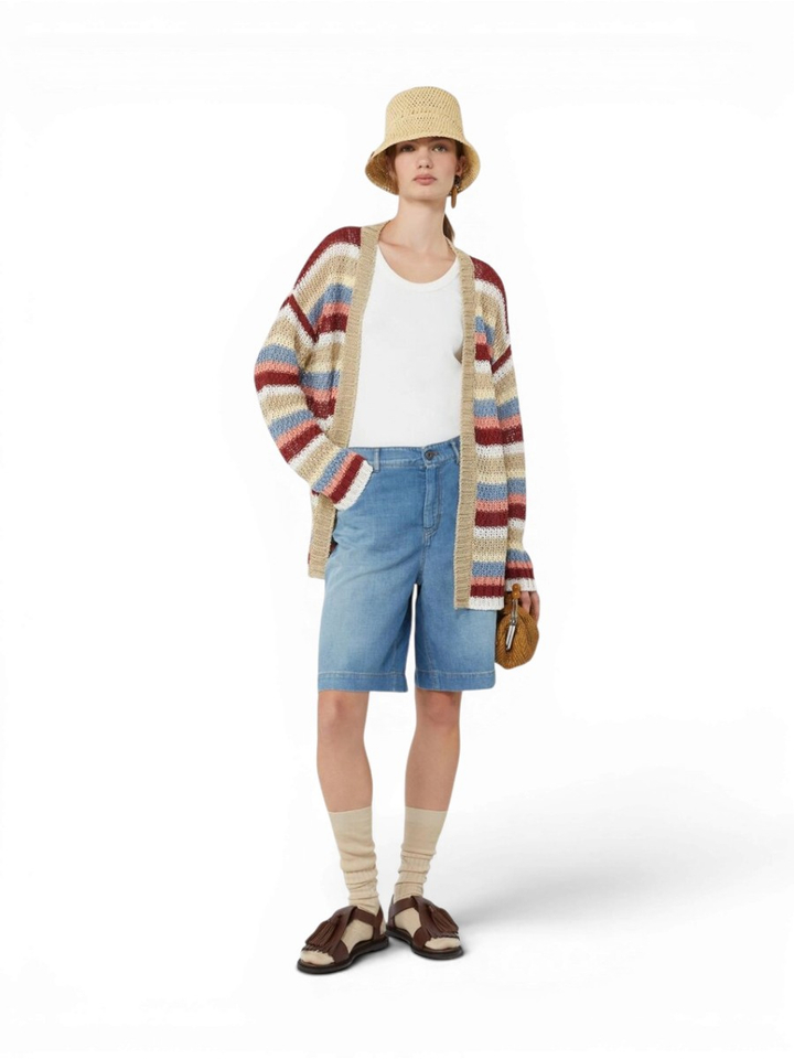 Blauwe jeansshort Ozono Max Mara Weekend 