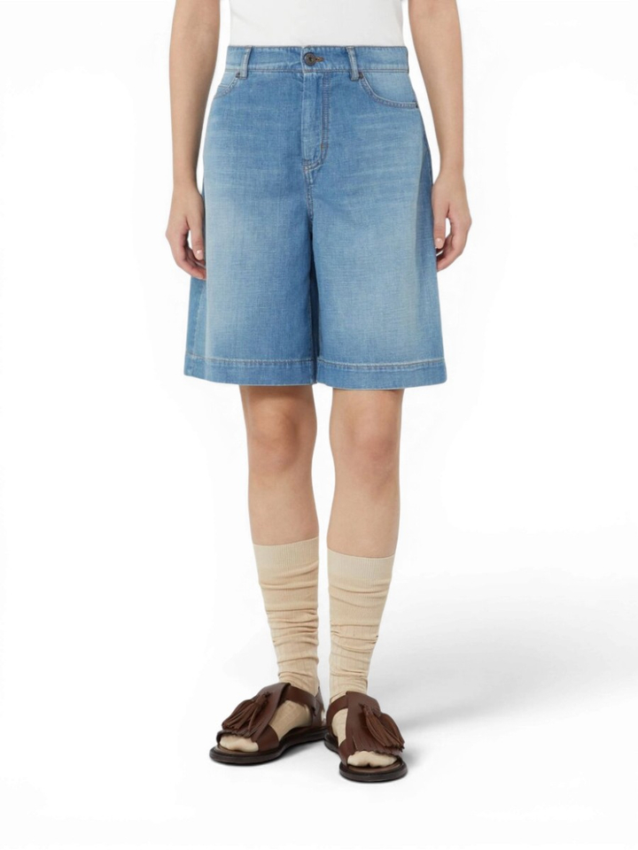 Blauwe jeansshort Ozono Max Mara Weekend 
