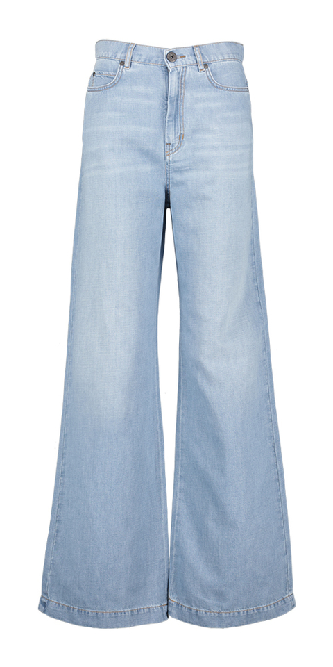 Blauwe flared jeans Max Mara 