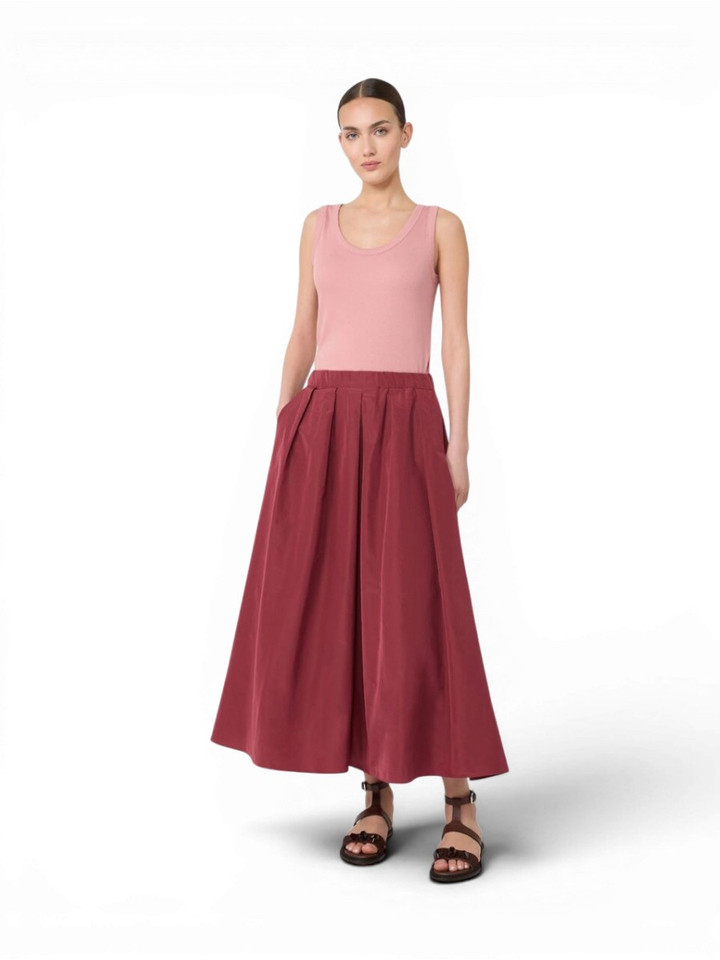 Bordeaux lange rok Formica Max Mara