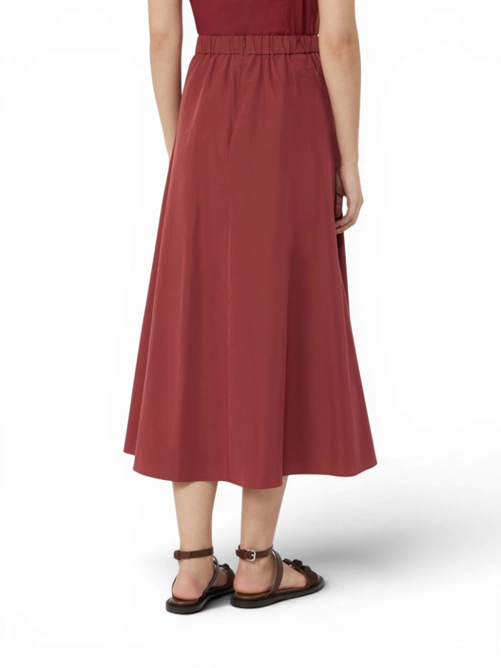 Bordeaux lange rok Formica Max Mara