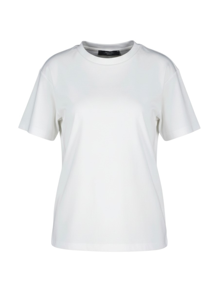 Witte T-Shirt met korte mouwen Multi D Max Mara Weekend