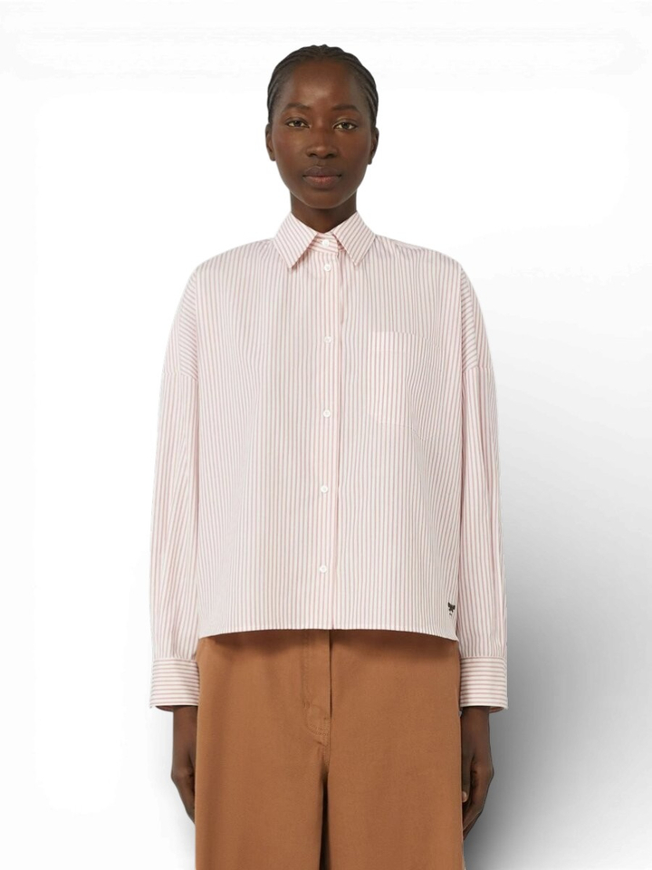 Roze gestreepte bloes Panetto Max Mara Weekend