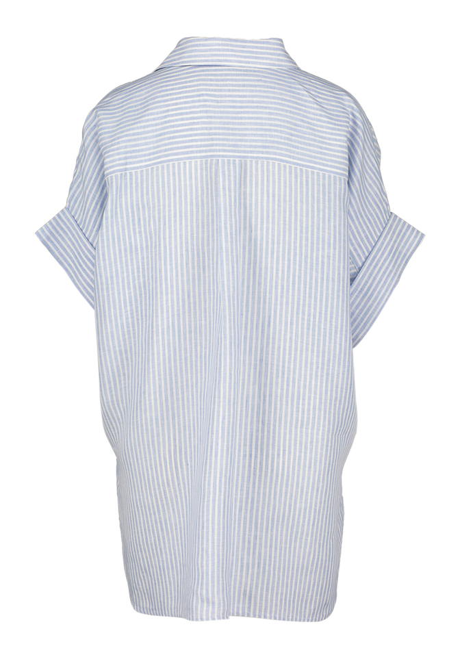 Gestreepte linnen blouse Verve Max Mara