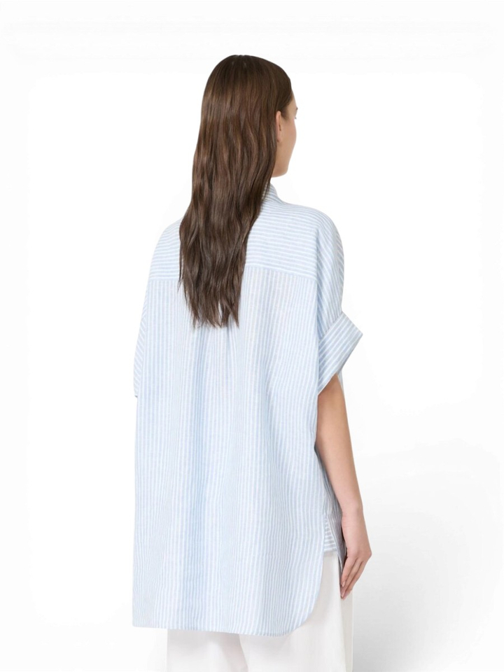 Gestreepte linnen blouse Verve Max Mara
