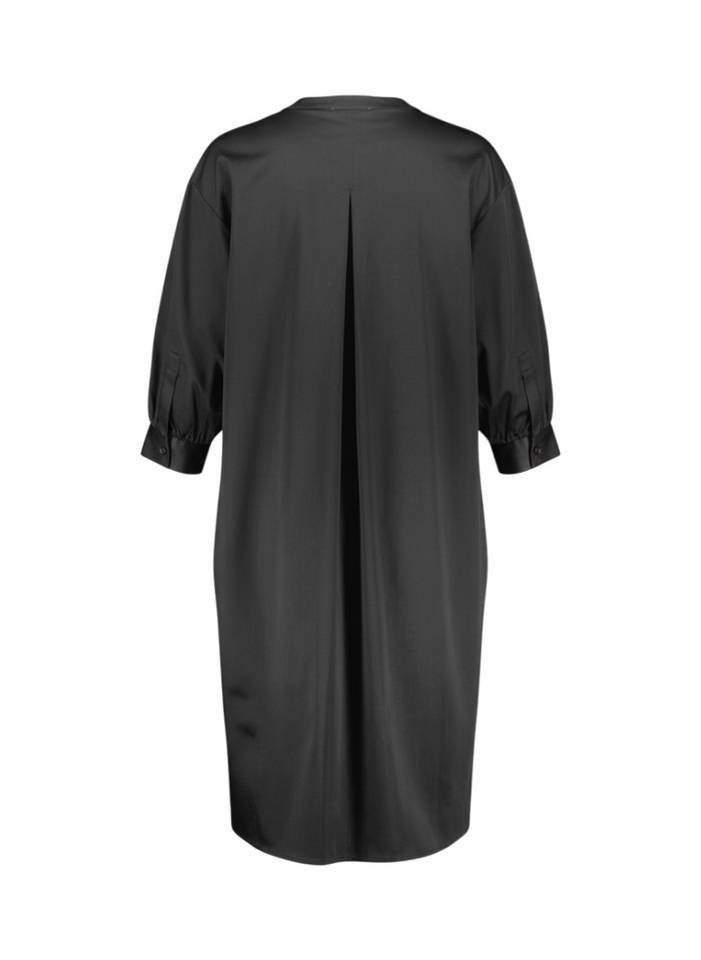 Zwarte jurk met V-hals Belinda Angoor 