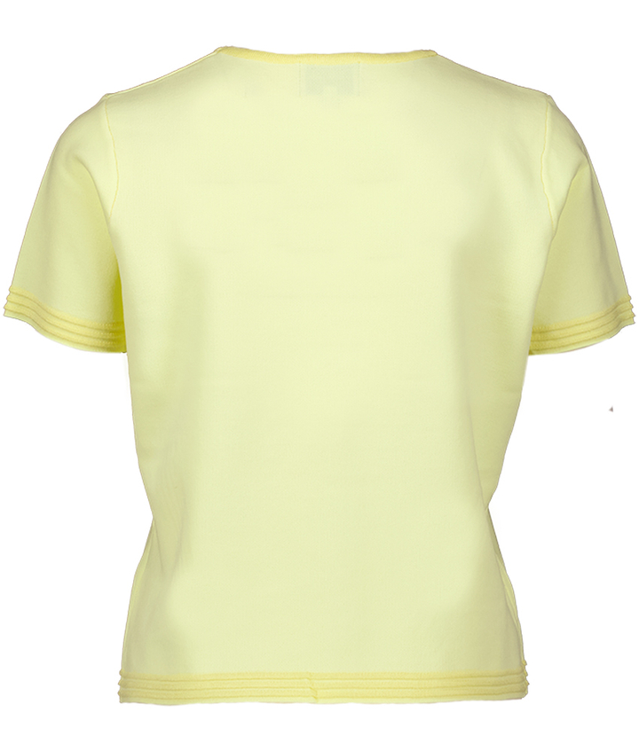 Gele twinset Leo&Ugo 