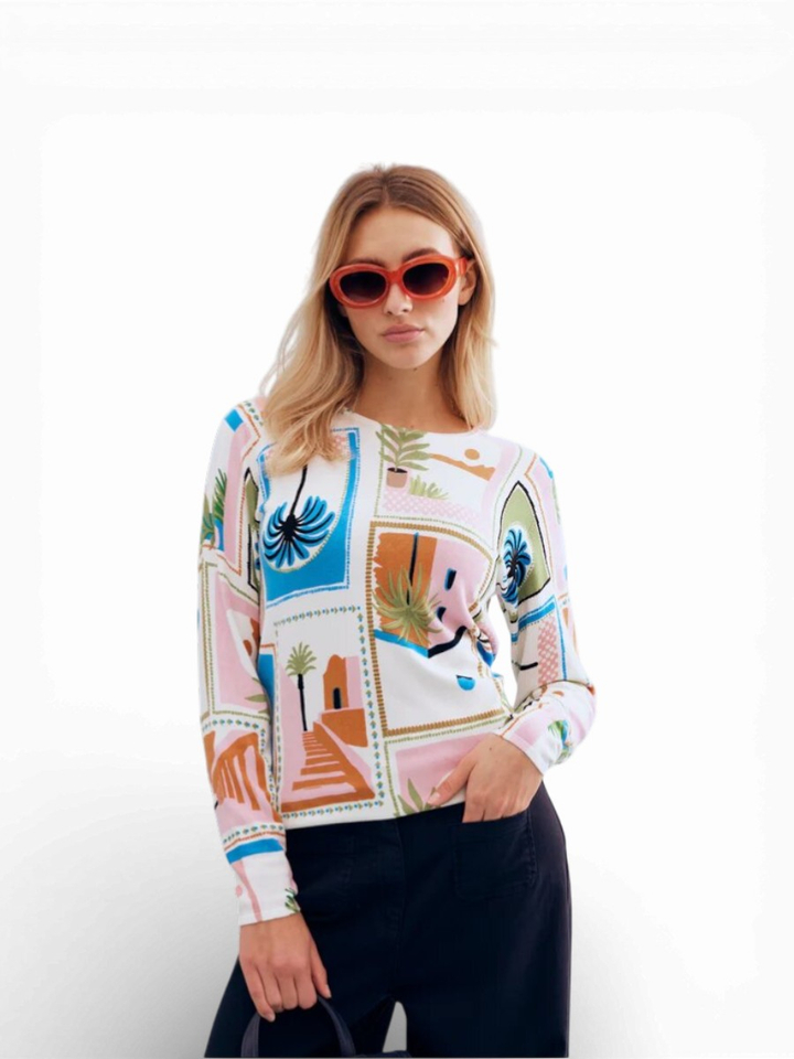 Multi-color trui Leo & Ugo