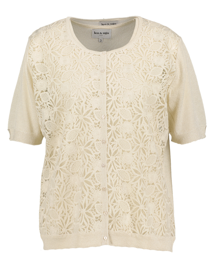 Beige twinset Leo&Ugo 