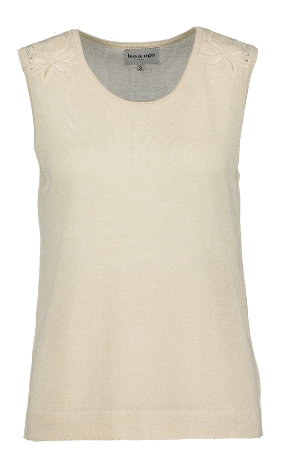 Beige twinset Leo&Ugo 