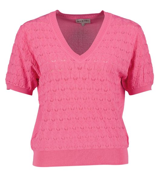 Roze T-shirt Leo & Ugo