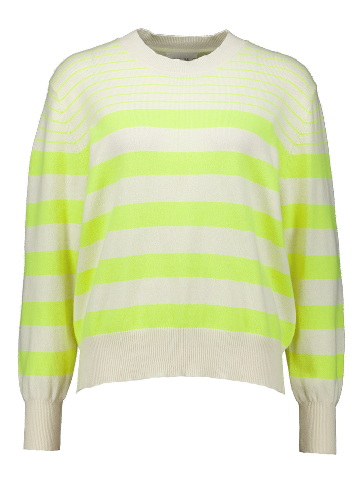 Ecru trui met fluo strepen New Orleans Twns