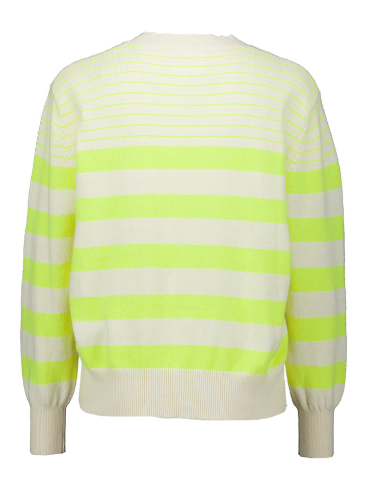 Ecru trui met fluo strepen New Orleans Twns