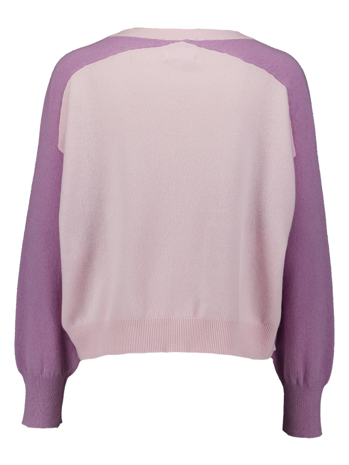 Roze paarse trui met v-hals Wheatridge TWNS