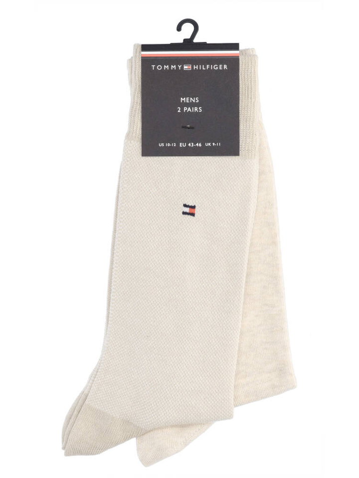 Sand sokken duopack Tommy Hilfiger 