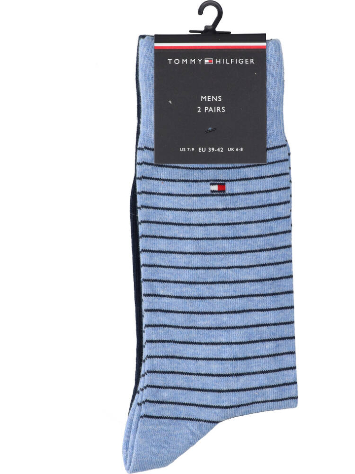 Light blue melange sokken duo pack Tommy Hilfiger