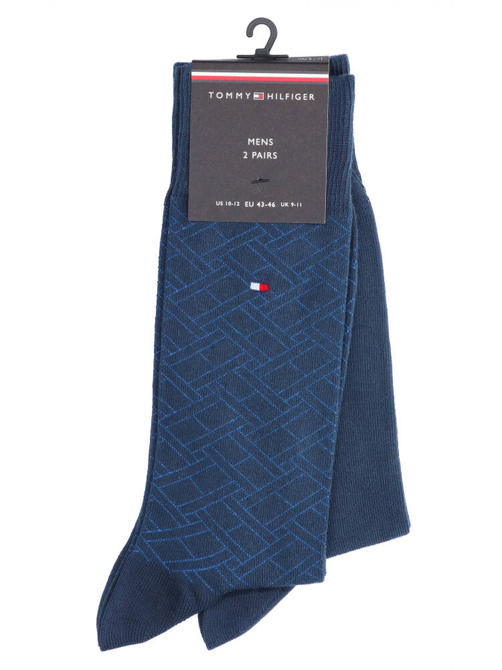Navy sokken duo pack Tommy Hilfiger