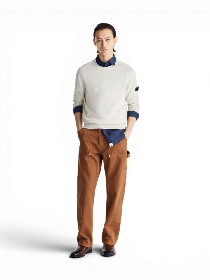 Beige knit trui Caliper Peuterey