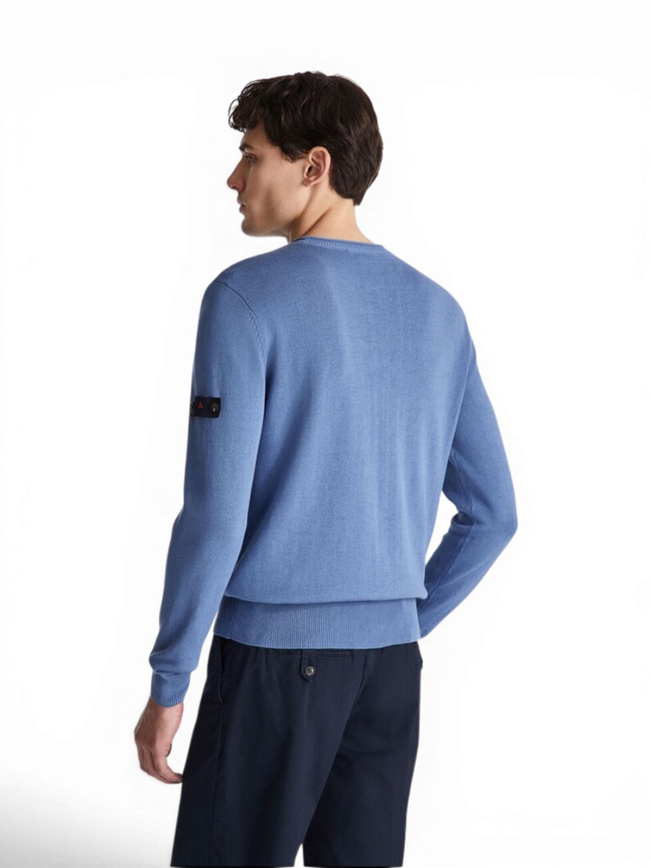 Blauwe knit trui Caliper Peuterey
