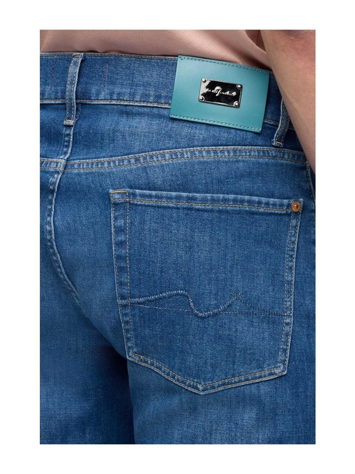 Blauwe slim fit jeans For All Mankind 