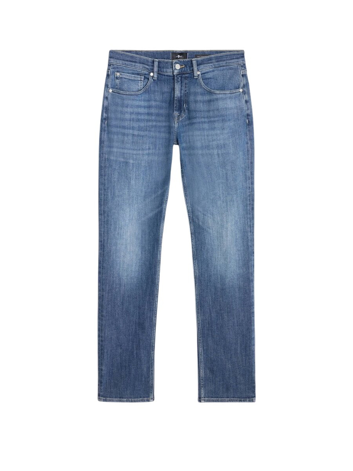 Blauwe straight fit jeans Straight High Point For All Mankind 