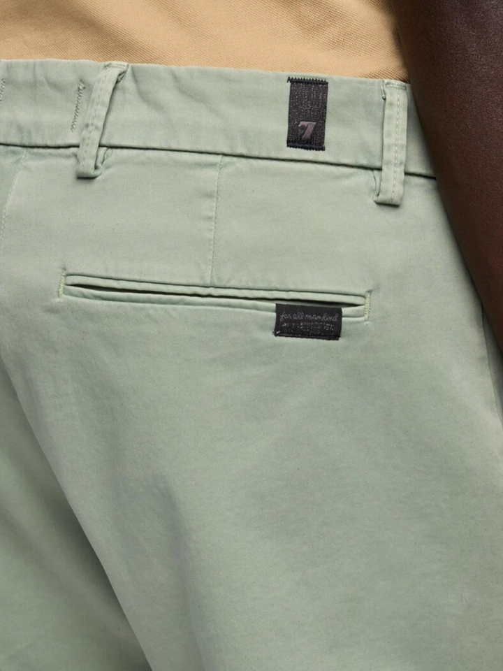 Groene geklede short Sateen Leaf For All Mankind