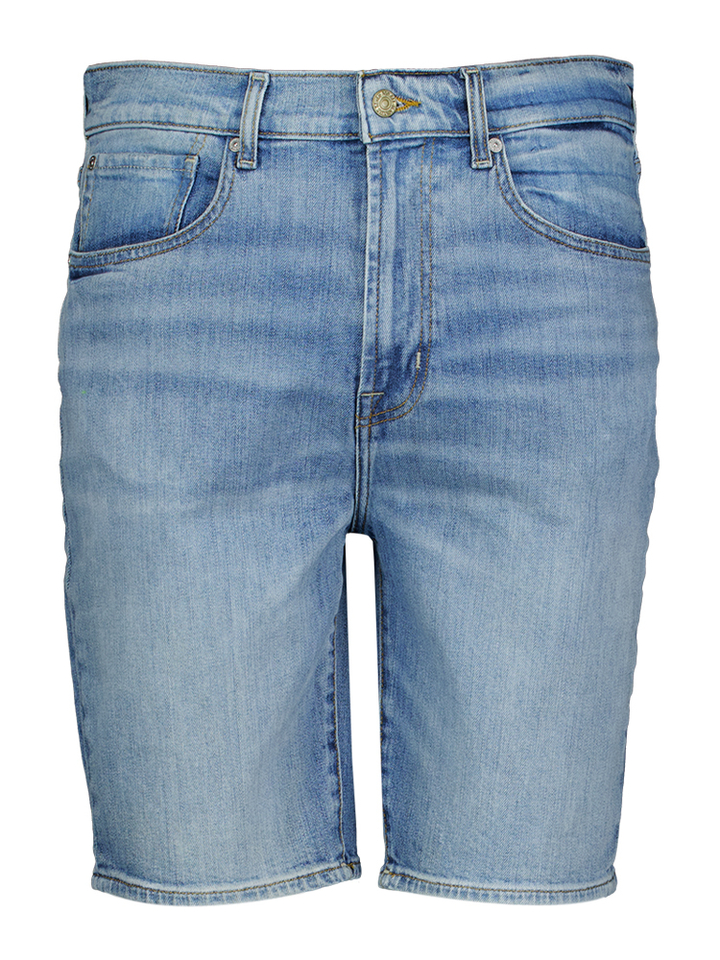 Blauwe jeans short For All Mankind 