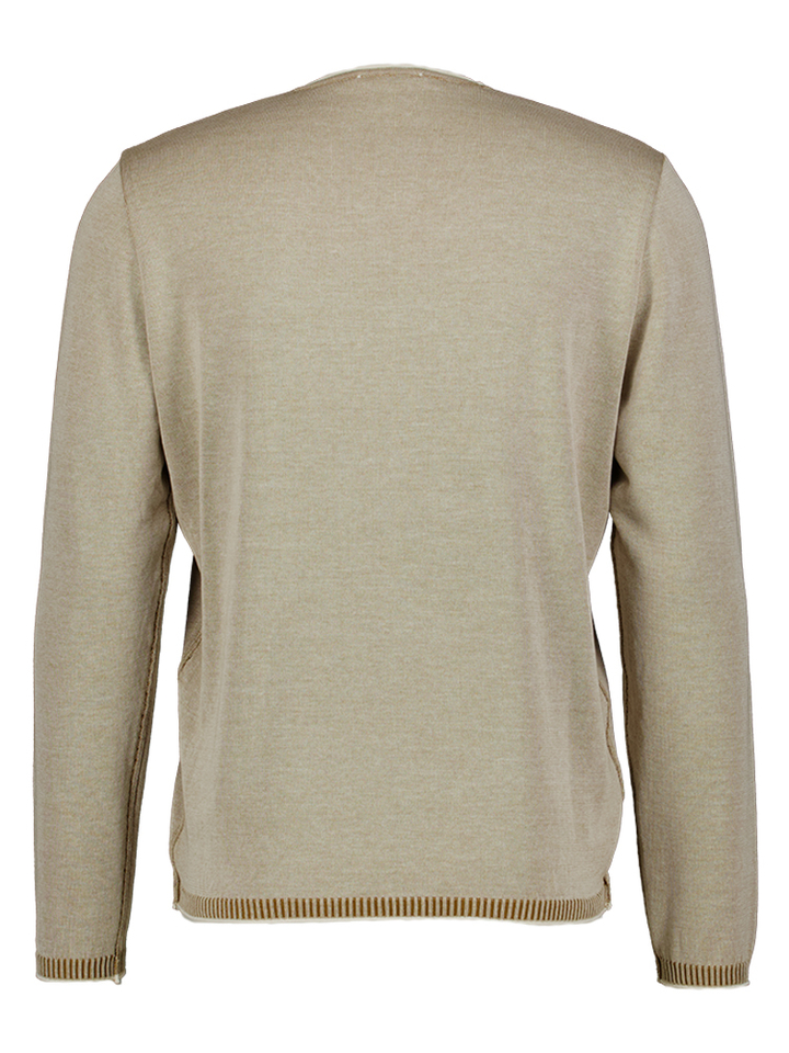 Beige trui met ecru detail Phil Petter