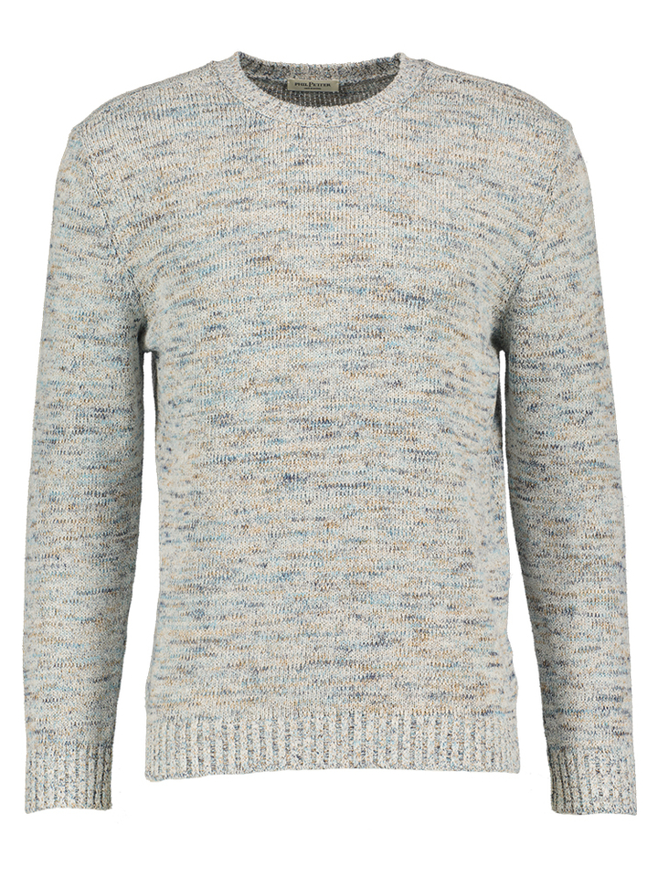 Blauwe gespikkelde sweater Phil Petter 