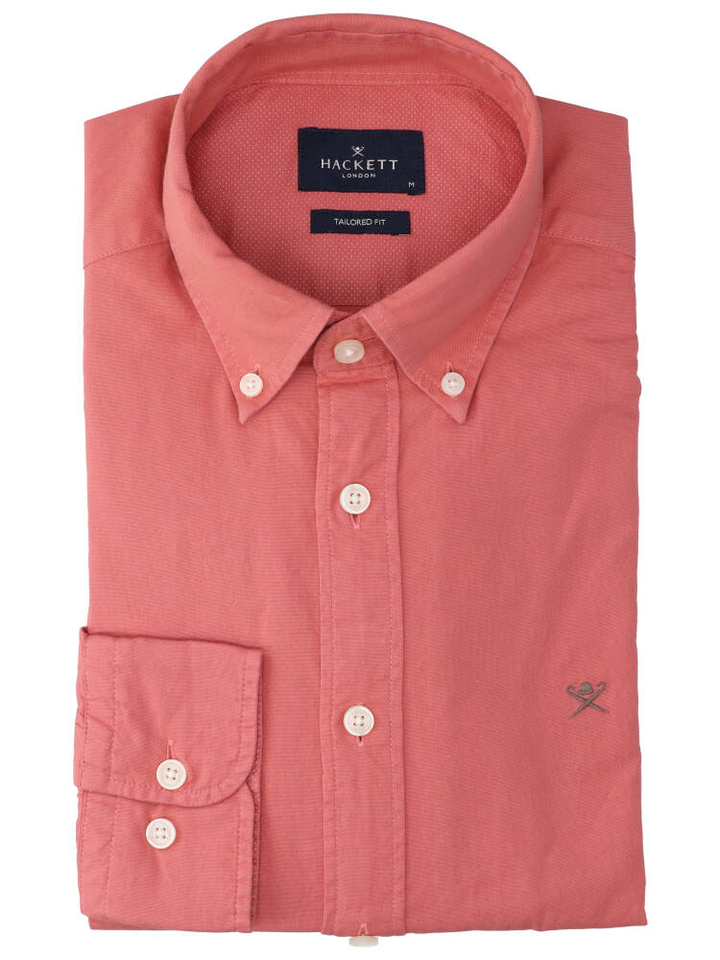 Baked katoenen hemd (regular fit) met lange mouwen Hackett