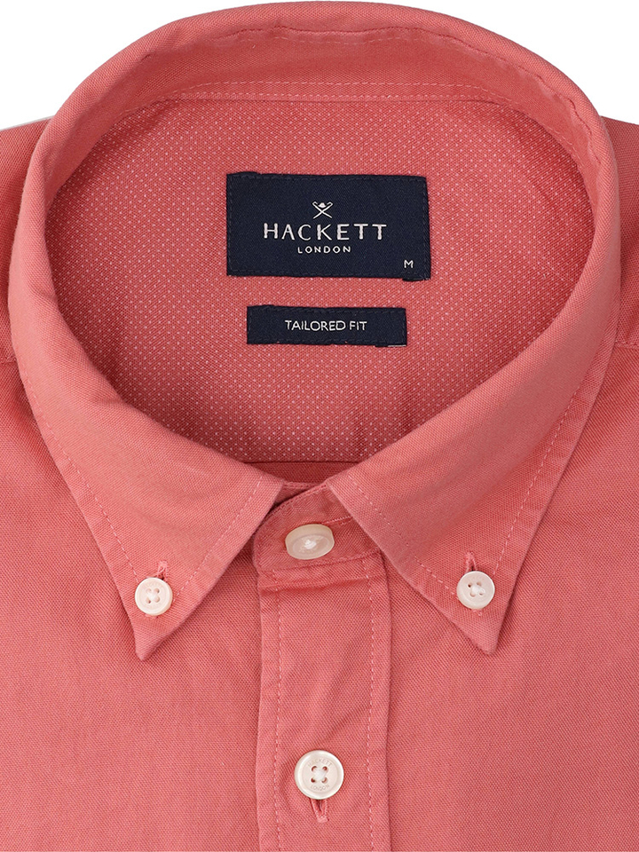 Baked katoenen hemd (regular fit) met lange mouwen Hackett