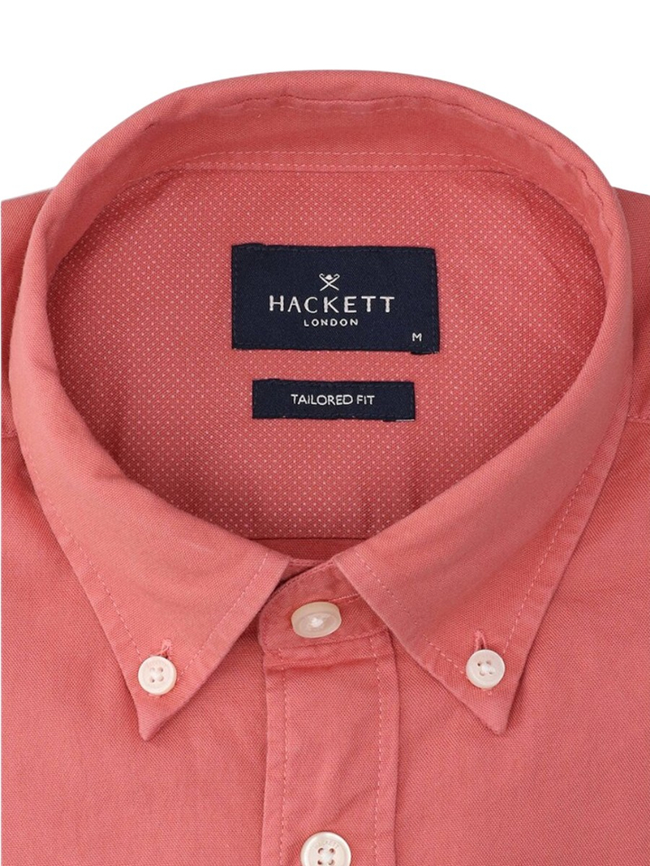 Baked katoenen hemd (regular fit) met lange mouwen Hackett 
