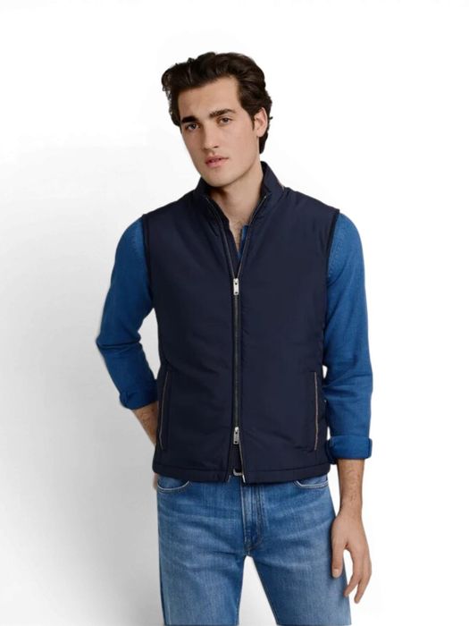 Donkerblauwe bodywarmer Hackett