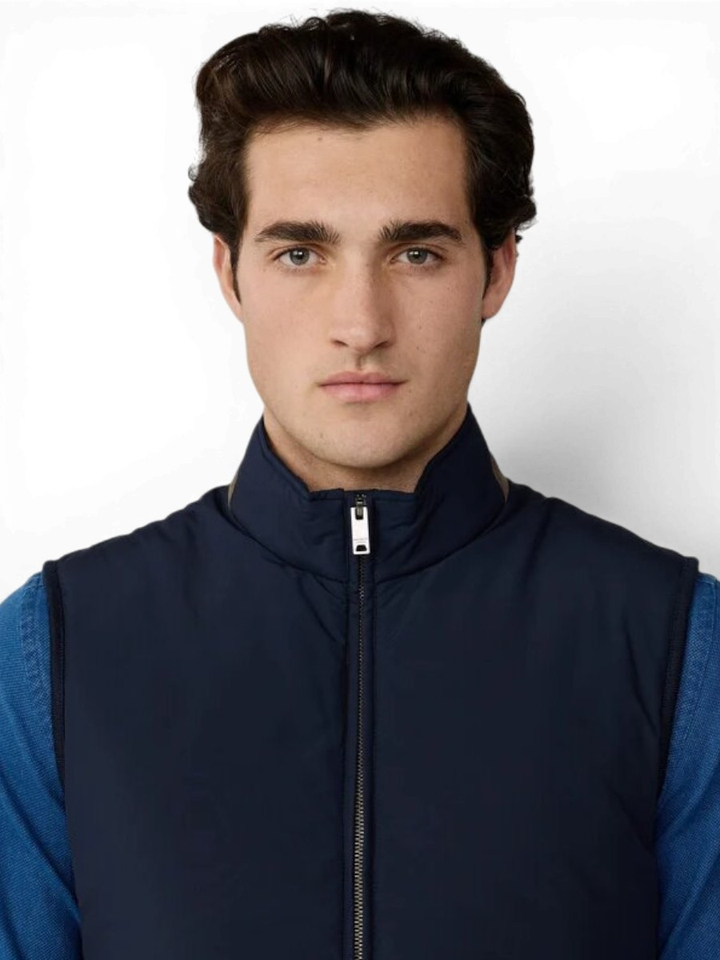 Donkerblauwe bodywarmer Hackett