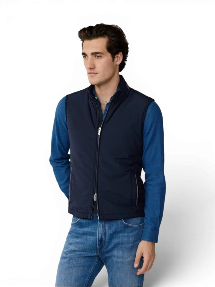 Donkerblauwe bodywarmer Hackett