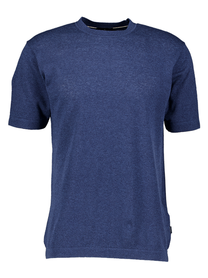 Blauwe trui korte mouw Hackett