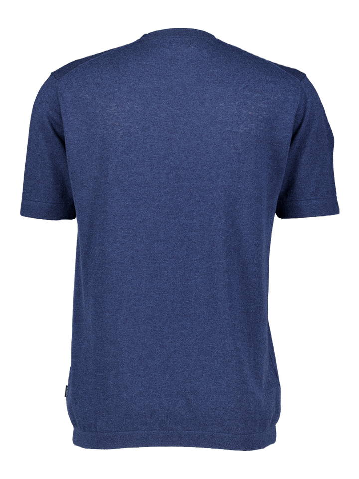 Blauwe trui korte mouw Hackett